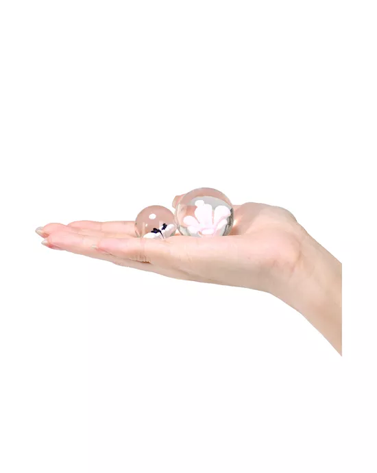 Lucent Flower Glass Kegel Balls