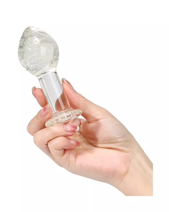 Lucent Glow In The Dark Globe Glass Butt Plug