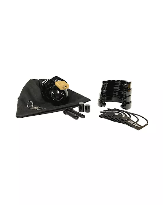 Mini-me 1.25 Inch Chastity Cock Cage Kit