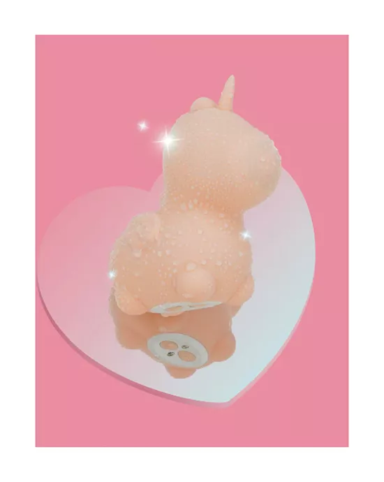 Unihorn Heart Throb Pulsing Clitoral Vibrator