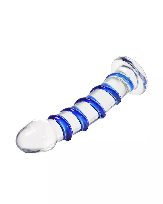G-Spot Spiral Glass Dildo
