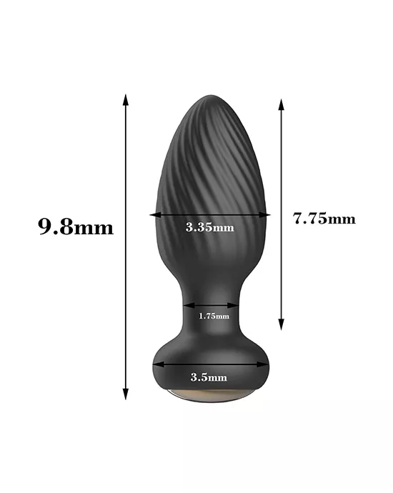 Scoop Remote Controlled Vibrating Butt Plug