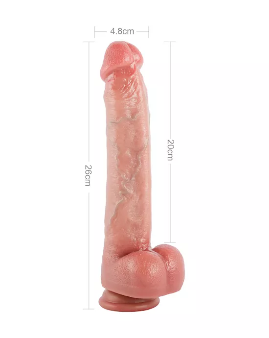 Champion Dual-Layered Silicone Dildo