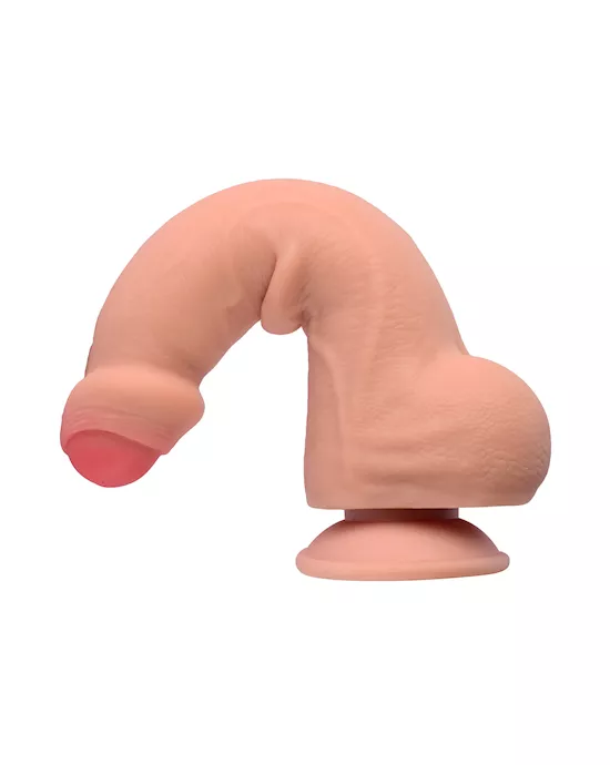 Ruler Sliding Skin Dual Layer Dildo