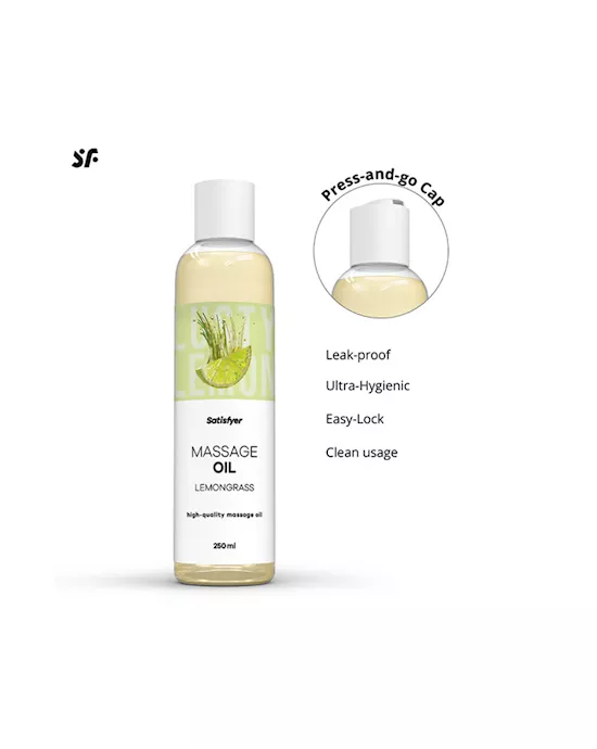 Satisfyer Massage Oil Lemongrass 250ml