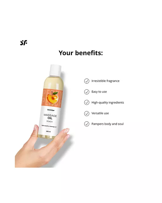 Satisfyer Massage Oil Peach 250ml