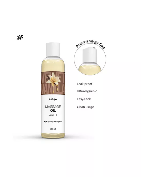 Satisfyer Massage Oil Vanilla 250ml