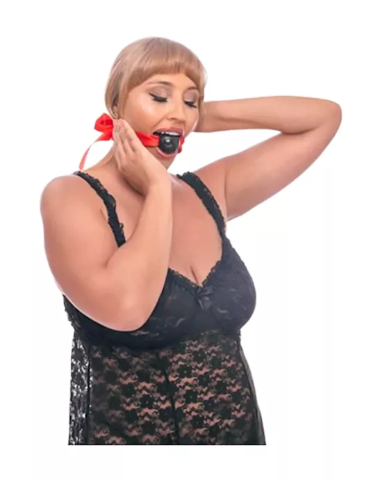Amor Satin Ball Gag