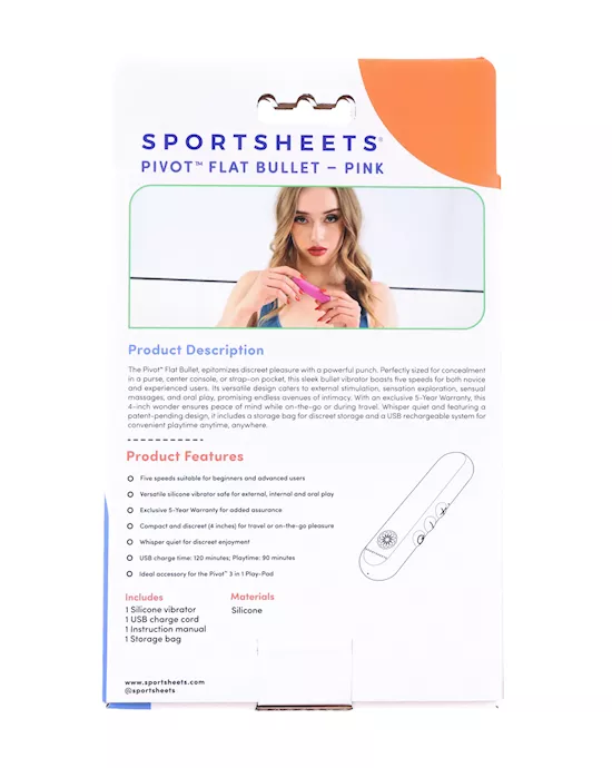 Pivot Flat Bullet Vibrator
