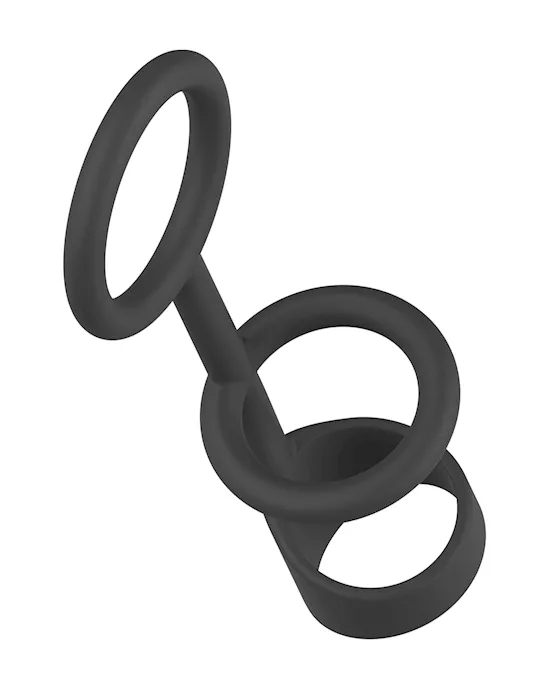 Nood Hat Trick Triple Cock Ring