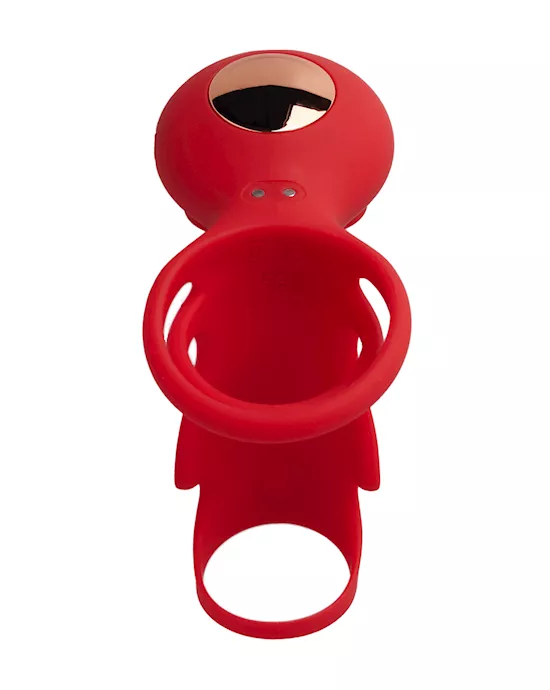 Amore Blush App-Controlled Licking Cock Ring