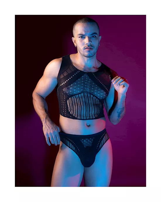 Ace Top and Underwear Body Stocking