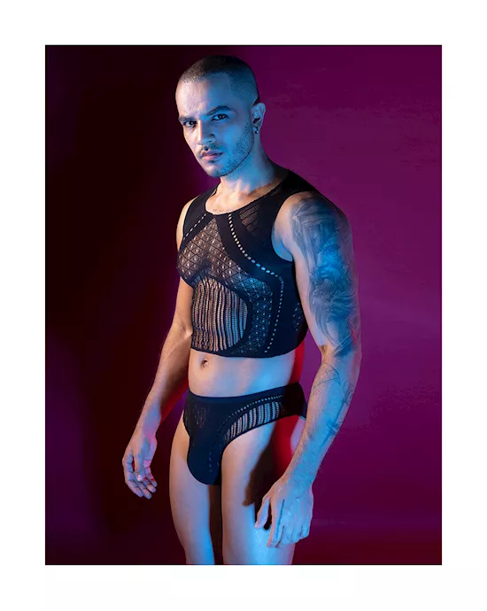Ace Top and Underwear Body Stocking