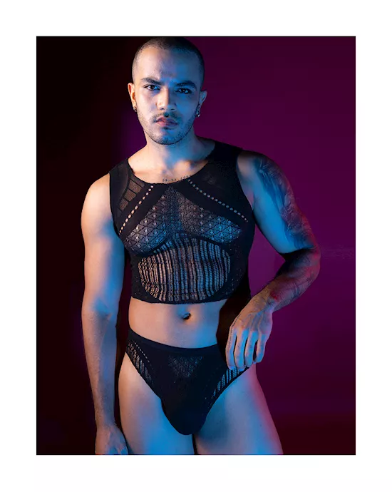 Ace Top and Underwear Body Stocking
