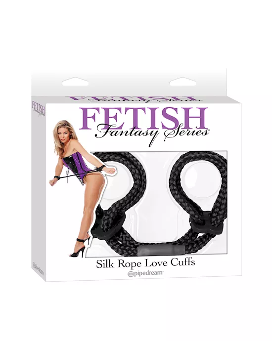 Fetish fantasy series silk rope love cuffs