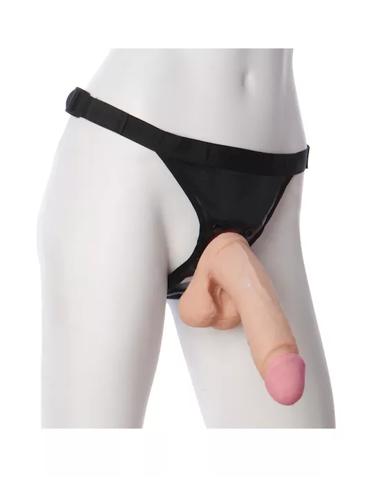 Ultra Harness 2 and Plug Vac-u-lock 8 Inch Cock UR3 Set 2