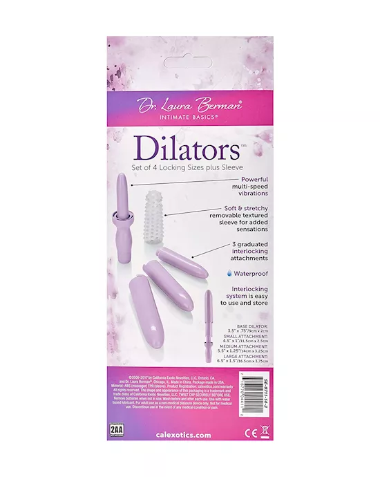 Berman Dilator pelvic floor strengthening set
