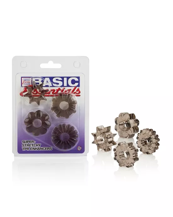Basic Essentials Set of 4 Rings